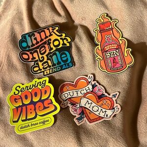 Dutch Bros stickers